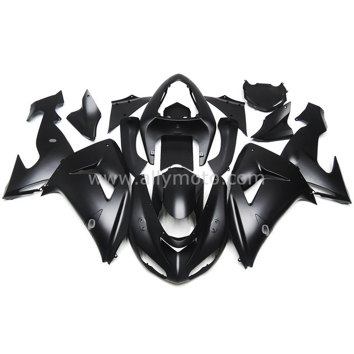 0228 Fairing Kawasaki Ninja ZX10R ZX-10R 06 07 2006 2007 Cowling Matte Black 0228 Fairing Kawasaki Ninja ZX10R ZX-10R 06 07 2006 2007 Cowling Matte Black